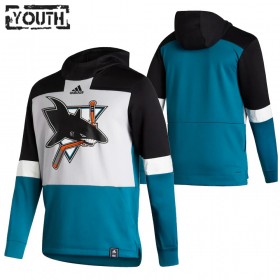 San Jose Sharks Blank 2020-21 Reverse Retro Hoodie Sawyer - Kinderen